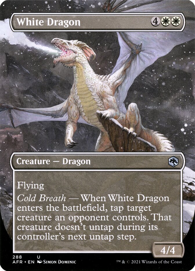 White Dragon (Borderless)