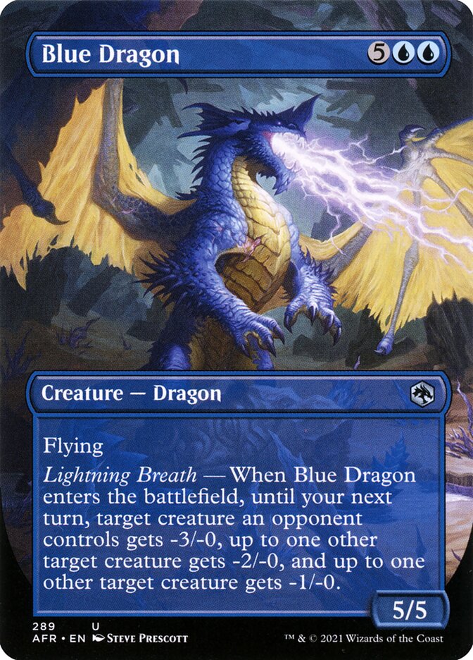 Blue Dragon (Borderless)
