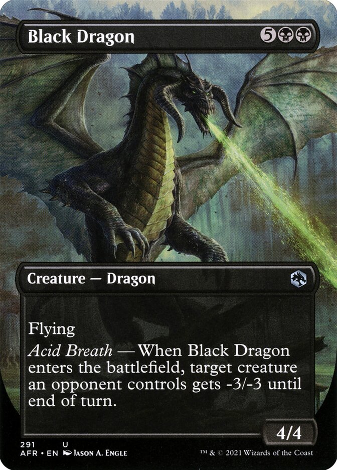 Black Dragon (Borderless)