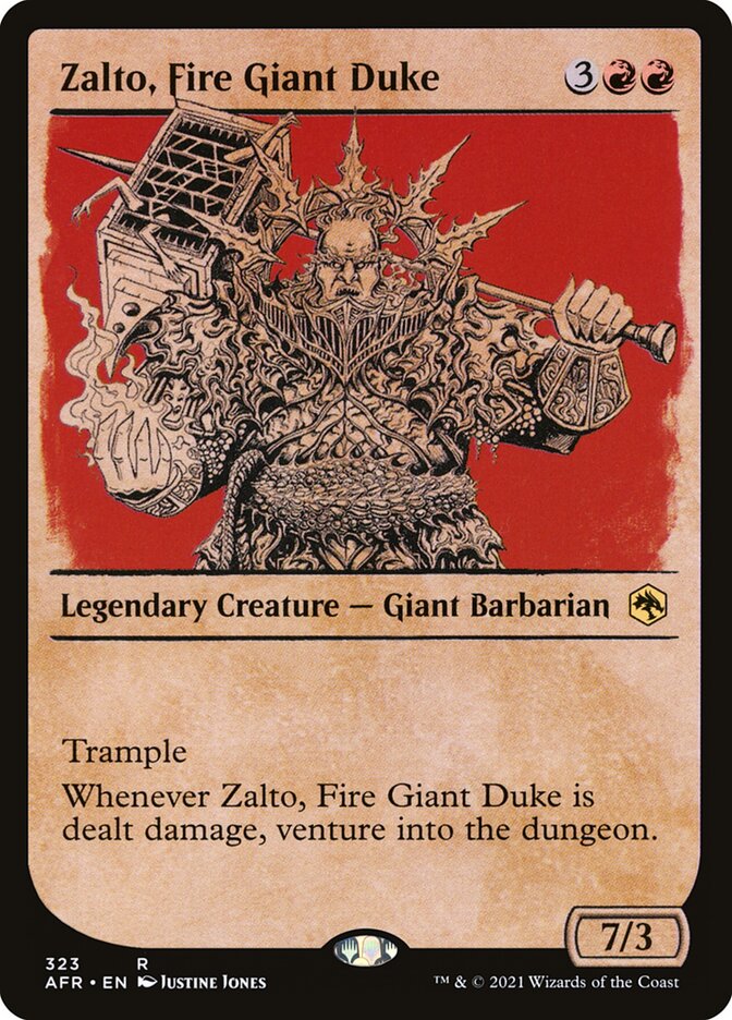 Zalto- Fire Giant Duke (Showcase)
