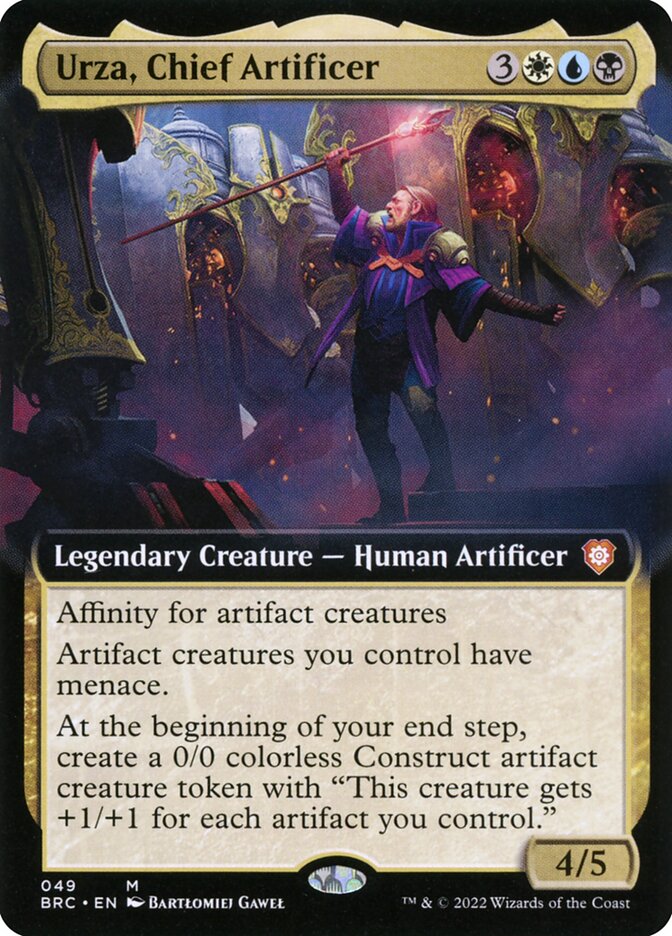 Urza- Chief Artificer (Extended Art)