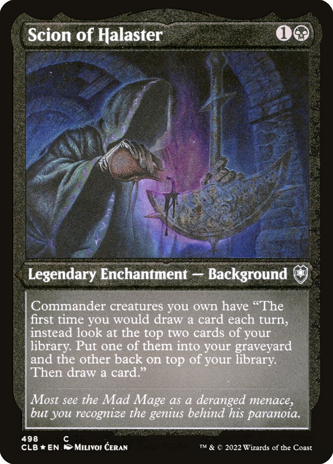 Scion of Halaster (Etched Foil)