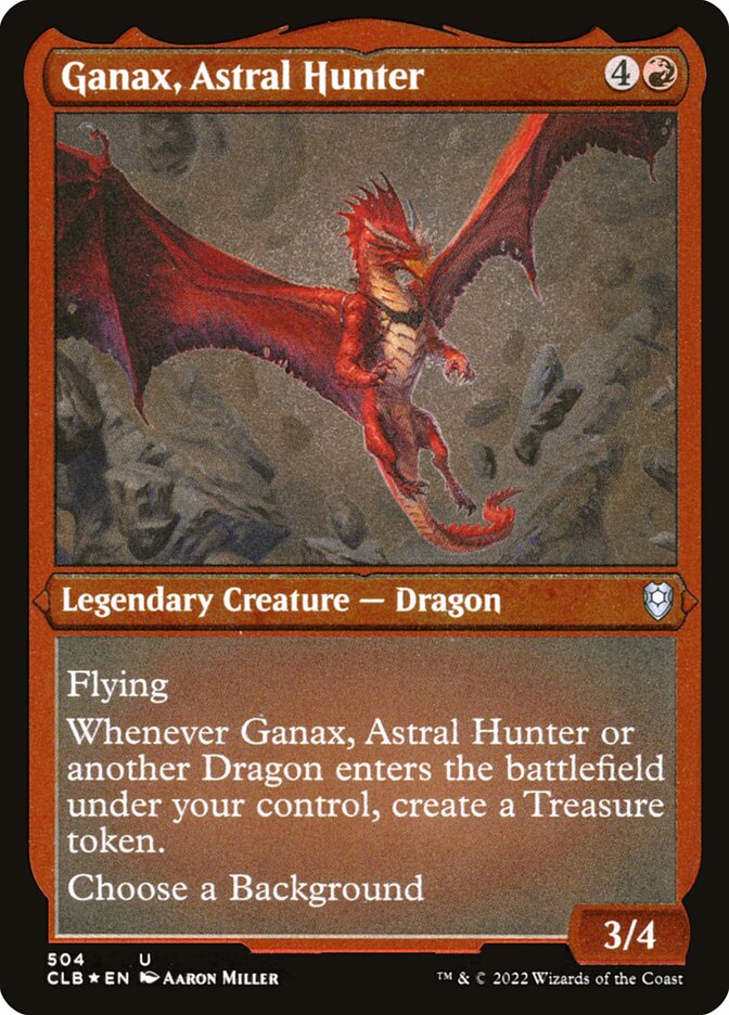 Ganax- Astral Hunter (Etched Foil)