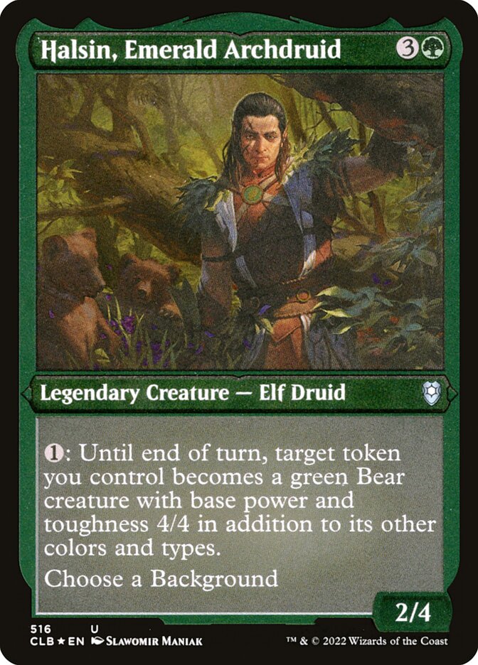 Halsin- Emerald Archdruid (Etched Foil)