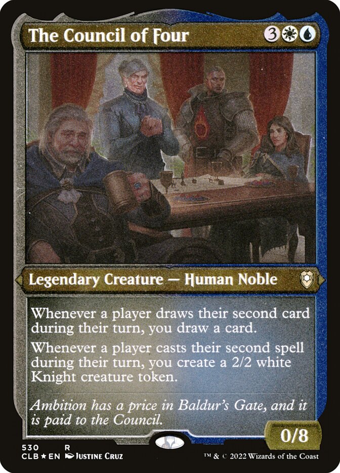 The Council of Four (Etched Foil)