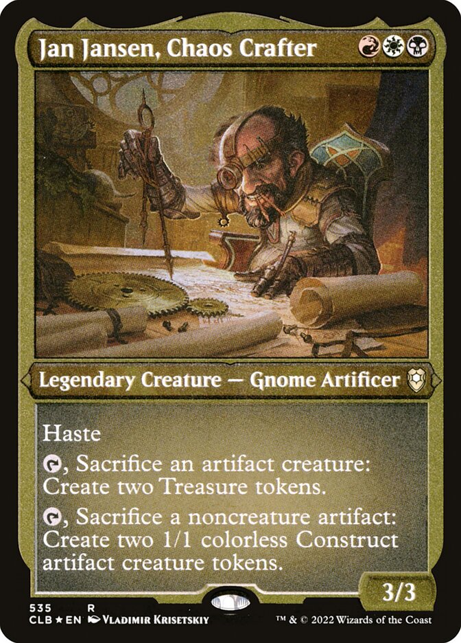 Jan Jansen- Chaos Crafter (Etched Foil)