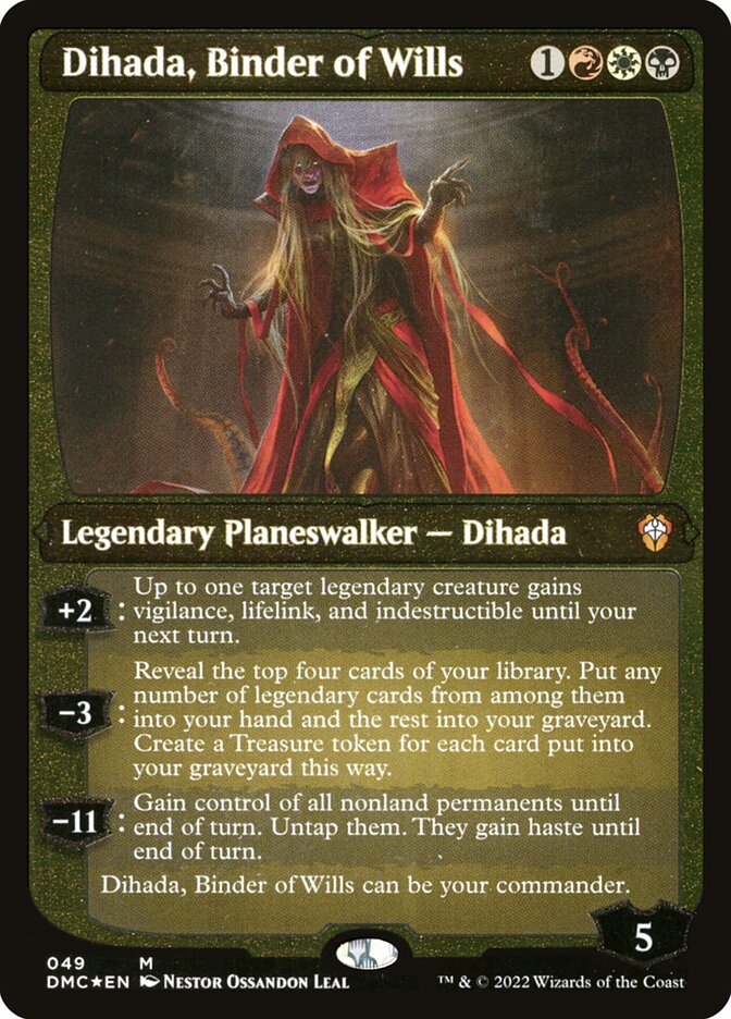 Dihada- Binder of Wills (Foil Etched)