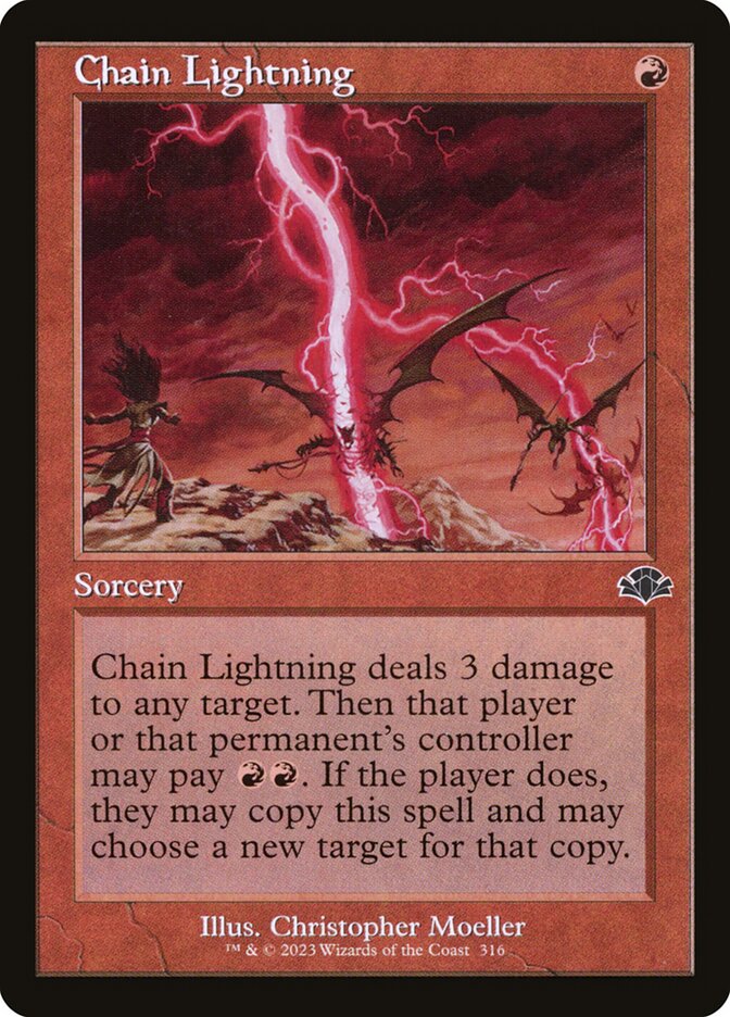 Chain Lightning (Retro Frame)