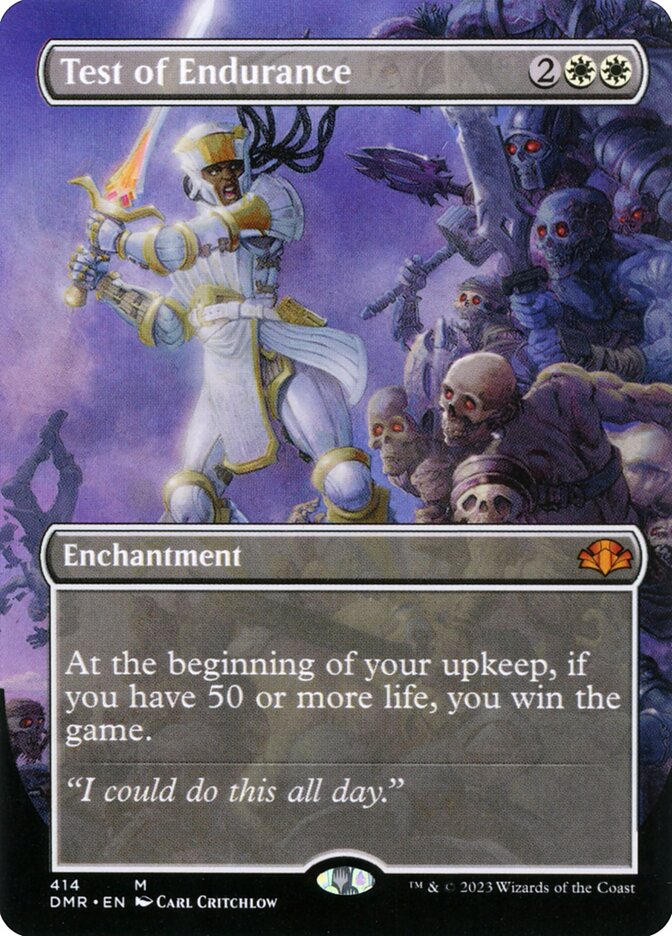 Test of Endurance (Borderless)