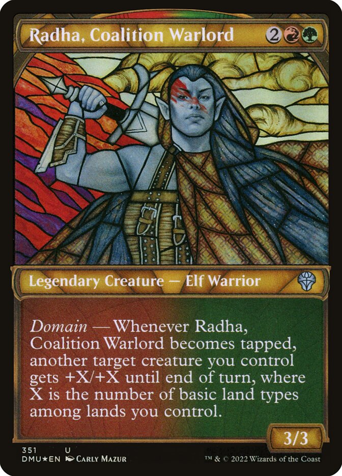 Radha- Coalition Warlord (Textured Foil)