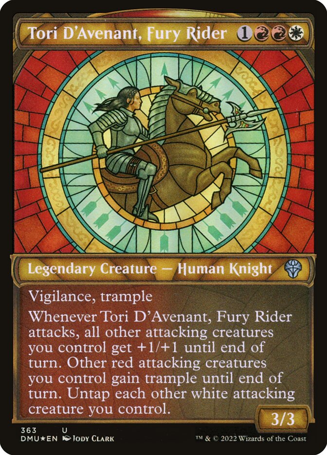 Tori D'Avenant- Fury Rider (Textured Foil)