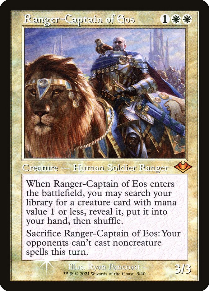 Ranger-Captain of Eos (Retro Frame) (Foil Etched)