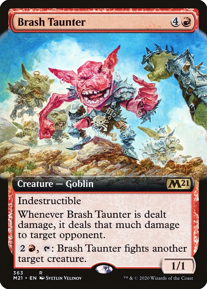Brash Taunter (Extended Art)