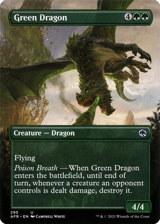 Green Dragon (Borderless)