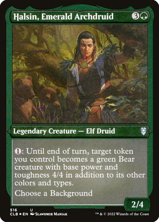 Halsin- Emerald Archdruid (Etched Foil)