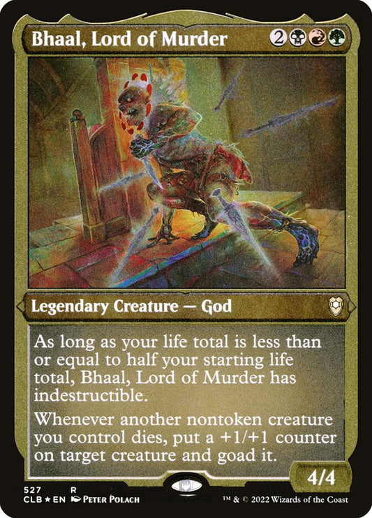 Bhaal- Lord of Murder (Etched Foil)