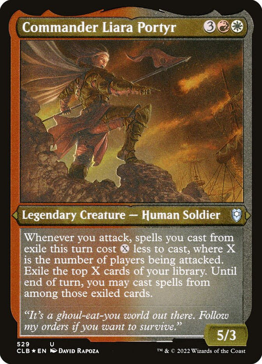 Commander Liara Portyr (Etched Foil)