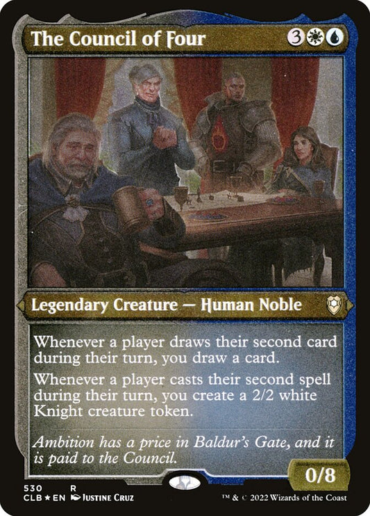 The Council of Four (Etched Foil)