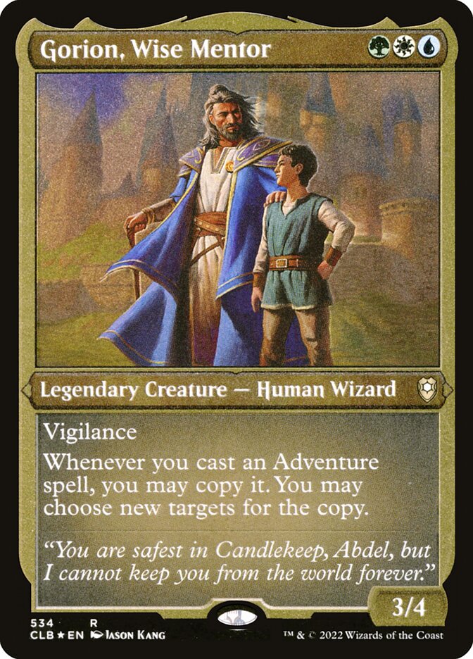 Gorion- Wise Mentor (Etched Foil)