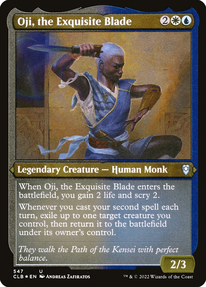 Oji- the Exquisite Blade (Etched Foil)