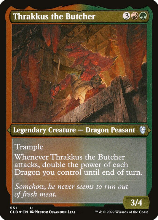 Thrakkus the Butcher (Etched Foil)