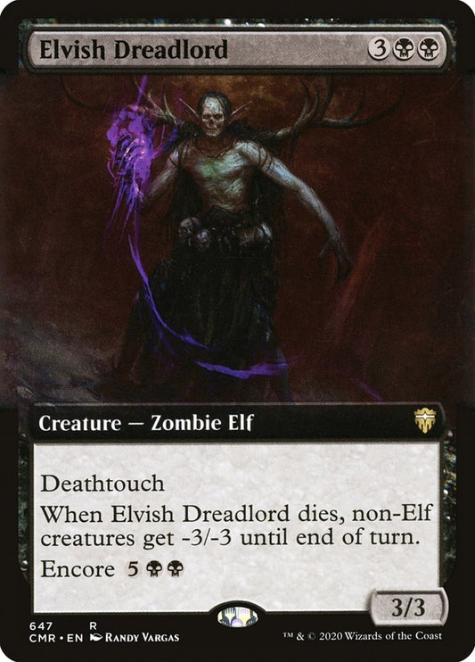 Elvish Dreadlord (Extended Art)