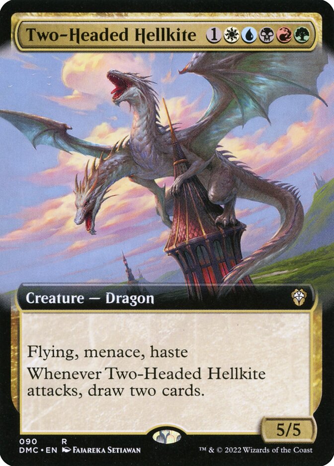 Two-Headed Hellkite (Extended Art)