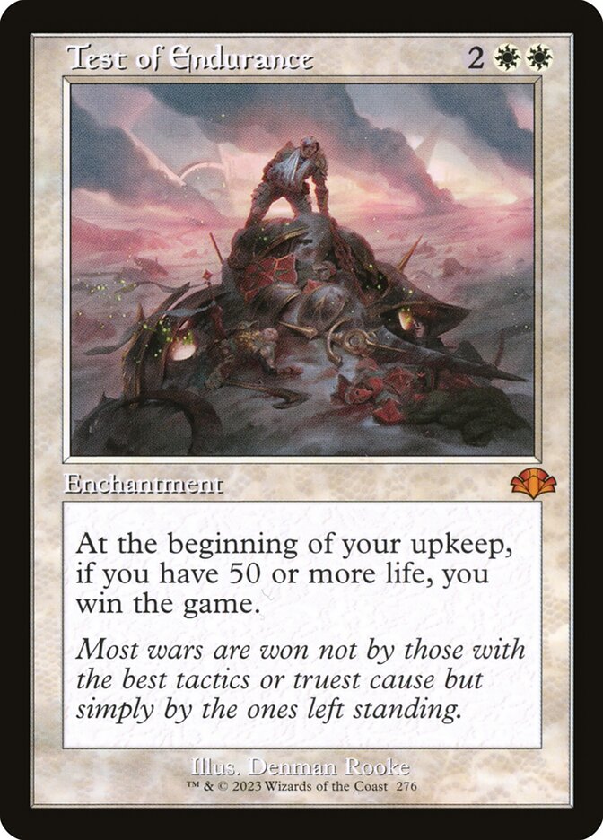 Test of Endurance (Retro Frame)