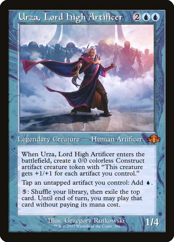 Urza- Lord High Artificer (Retro Frame)