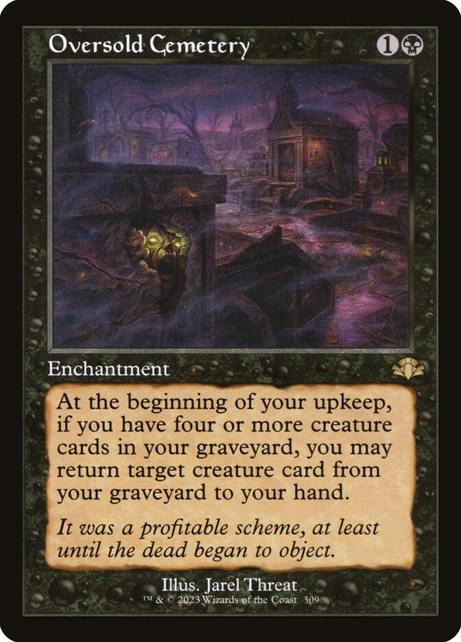 Oversold Cemetery (Retro Frame)