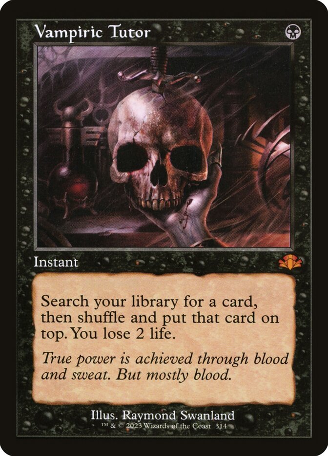 Vampiric Tutor (Retro Frame)