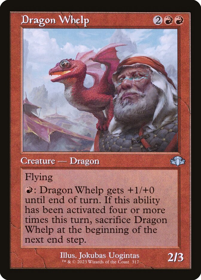 Dragon Whelp (Retro Frame)