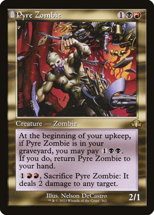 Pyre Zombie (Retro Frame)