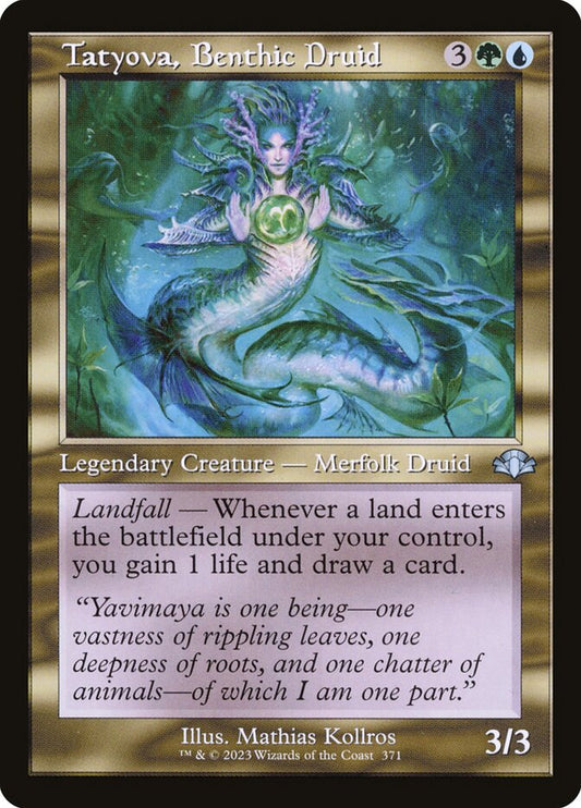 Tatyova- Benthic Druid (Retro Frame)