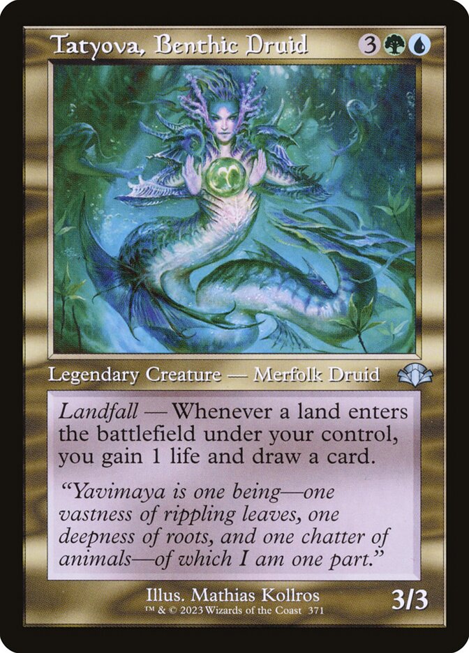 Tatyova- Benthic Druid (Retro Frame)