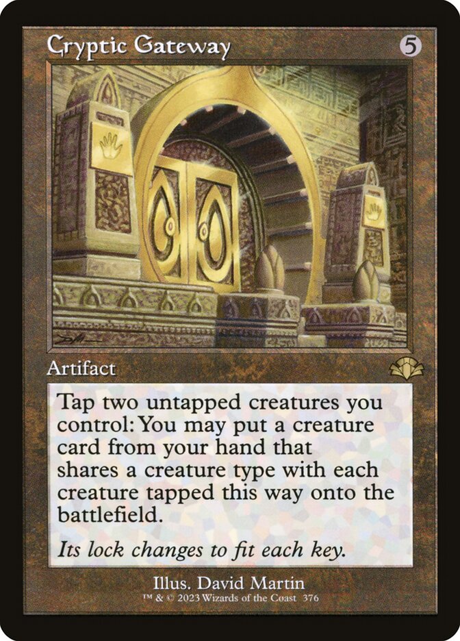 Cryptic Gateway (Retro Frame)