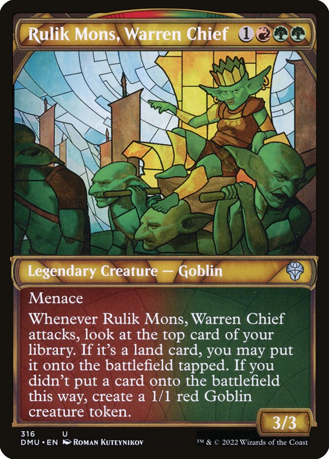 Rulik Mons- Warren Chief (Showcase)