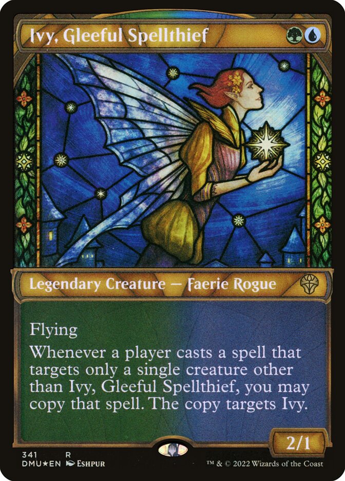 Ivy- Gleeful Spellthief (Textured Foil)