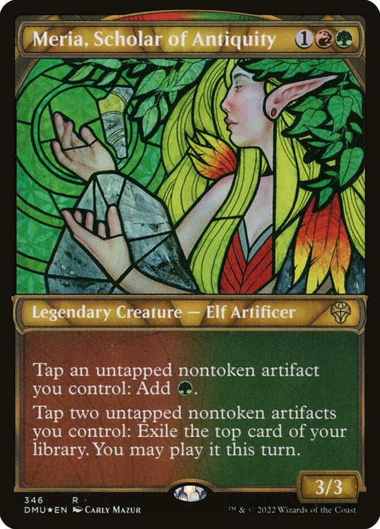 Meria- Scholar of Antiquity (Textured Foil)