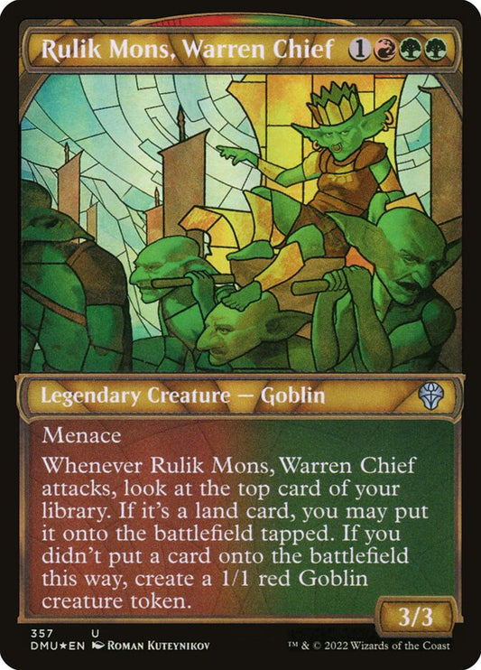 Rulik Mons- Warren Chief (Textured Foil)