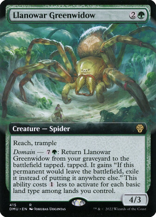 Llanowar Greenwidow (Extended Art)