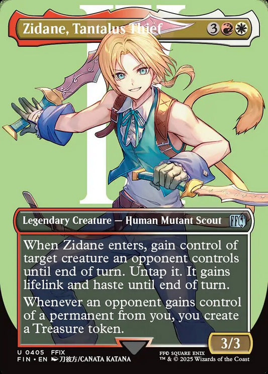 Zidane, Tantalus Thief (Borderless) 