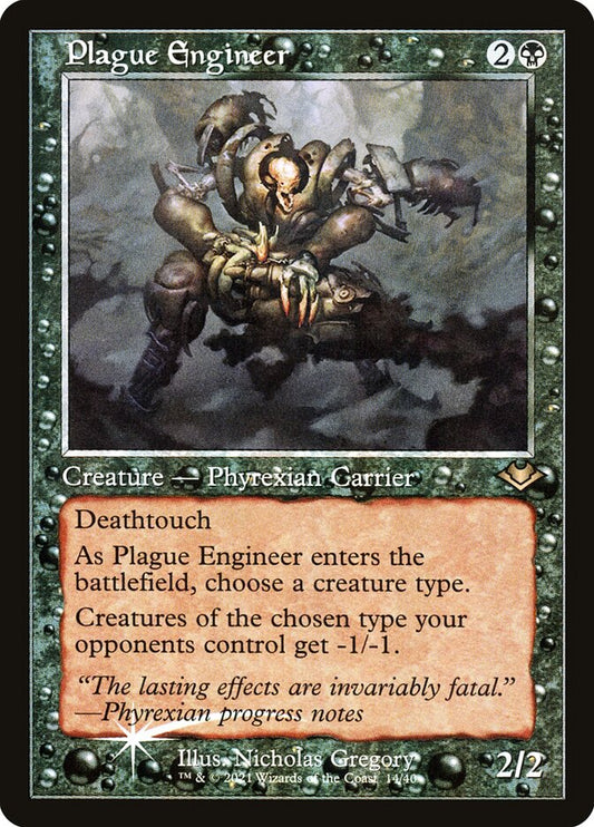 Plague Engineer (Retro Frame) (Foil Etched)