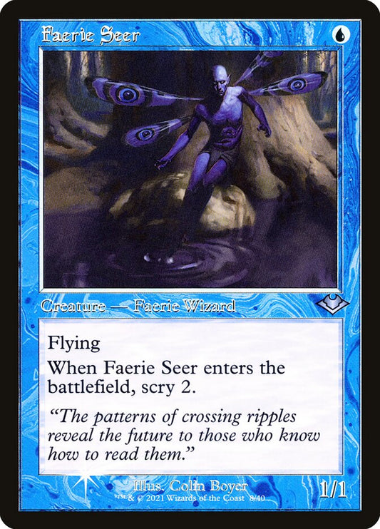 Faerie Seer (Retro Frame) (Foil Etched)