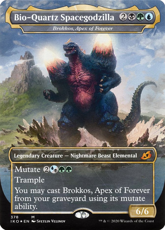 Bio-Quartz Spacegodzilla - Brokkos- Apex of Forever