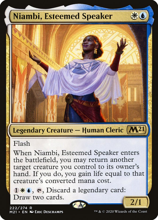 Niambi- Esteemed Speaker