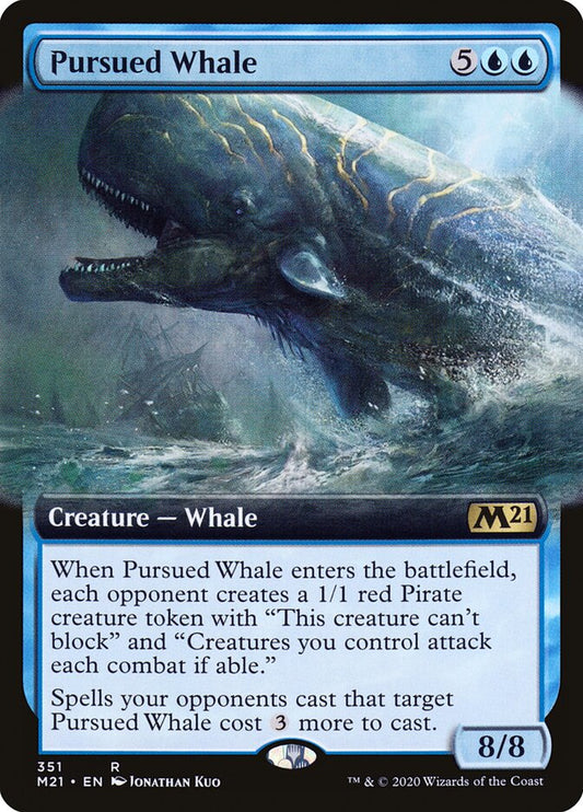 Pursued Whale (Extended Art)
