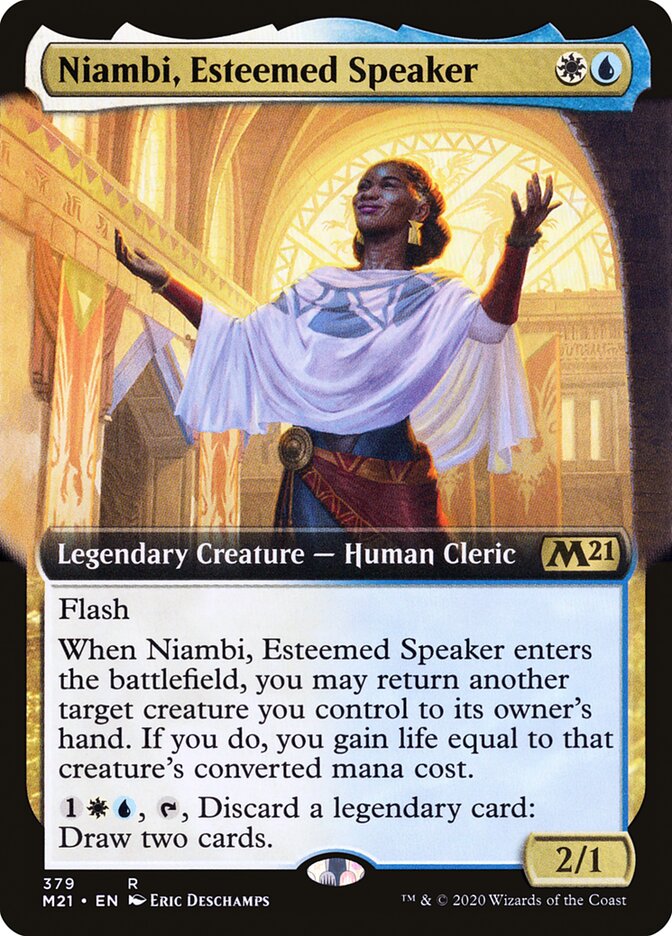 Niambi- Esteemed Speaker (Extended Art)