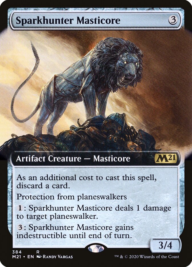 Sparkhunter Masticore (Extended Art)