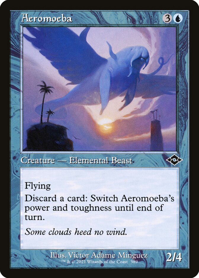 Aeromoeba (Retro Frame) (Foil Etched)